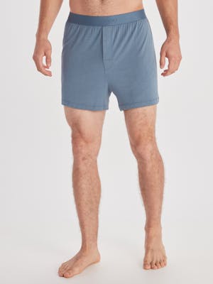 ExOfficio Men's Everyday Boxer In Steel Blue. Size: XL