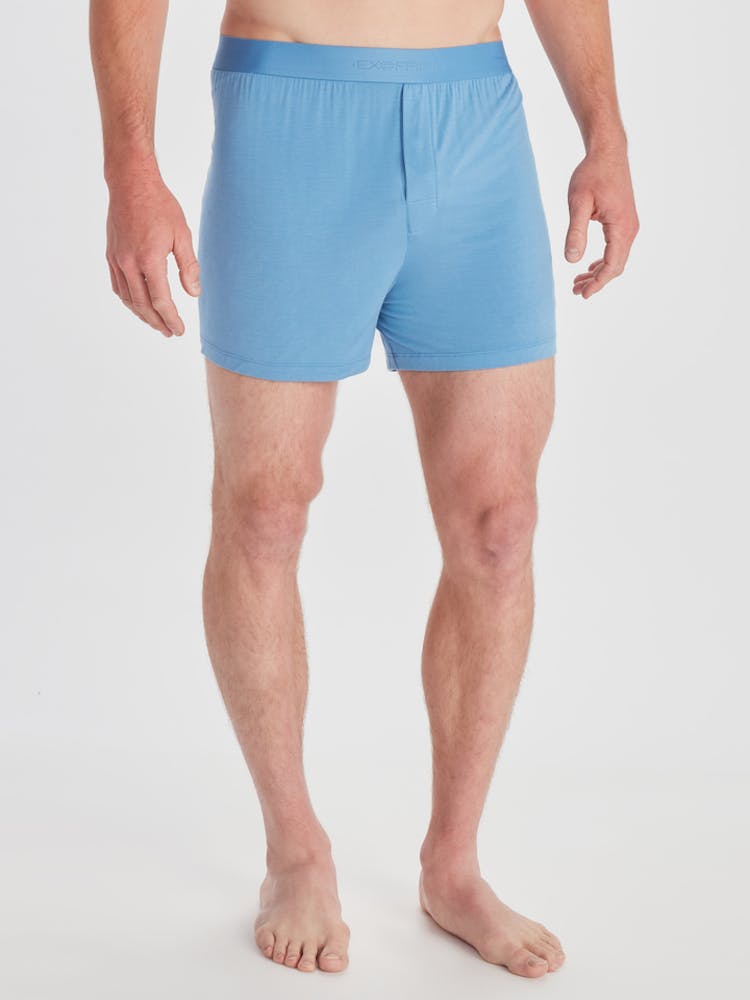 ExOfficio Men's Everyday Boxer In Riviera. Size: Large