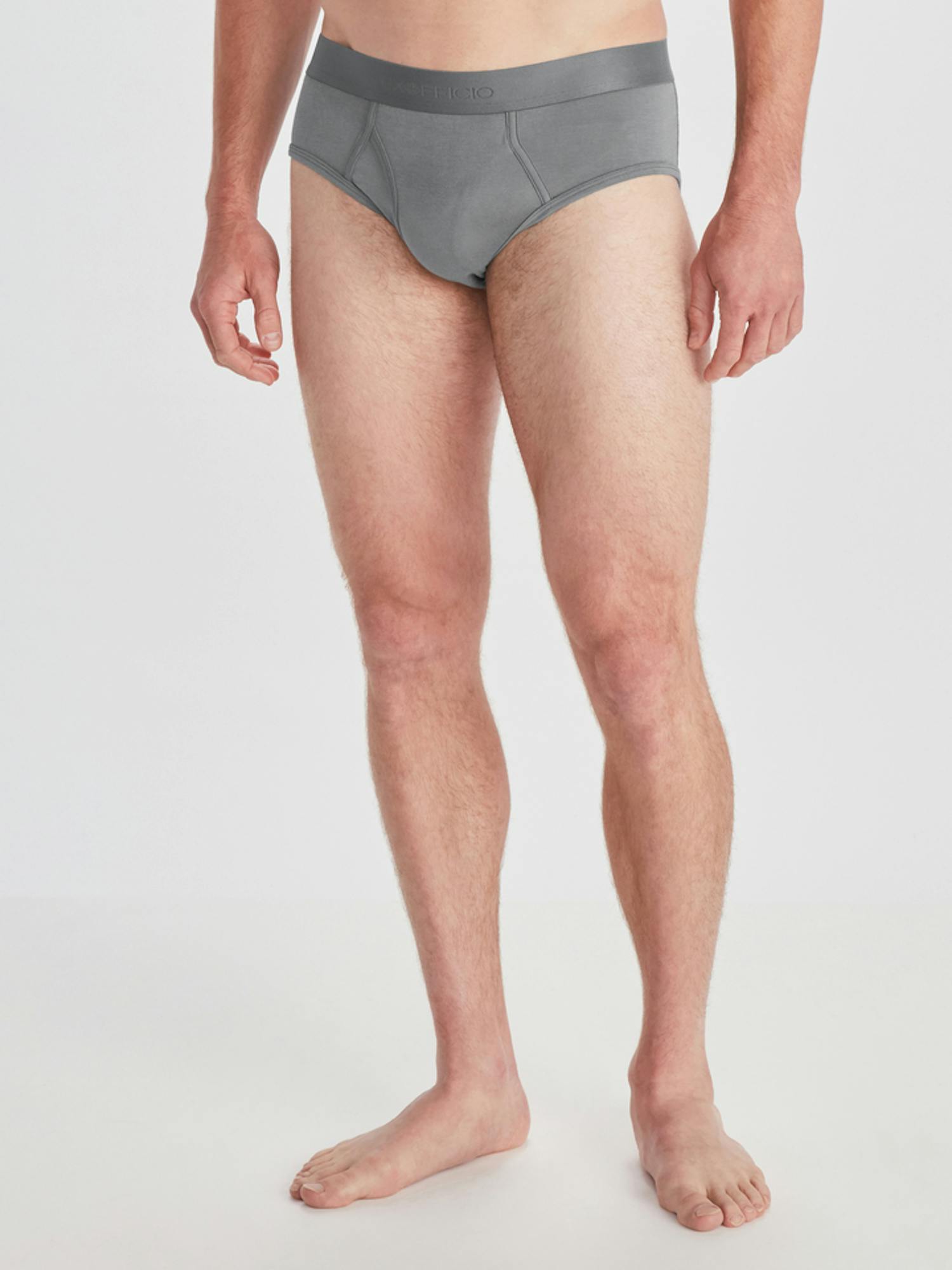 ExOfficio Men's Everyday Brief In Grey Heather Size: Small