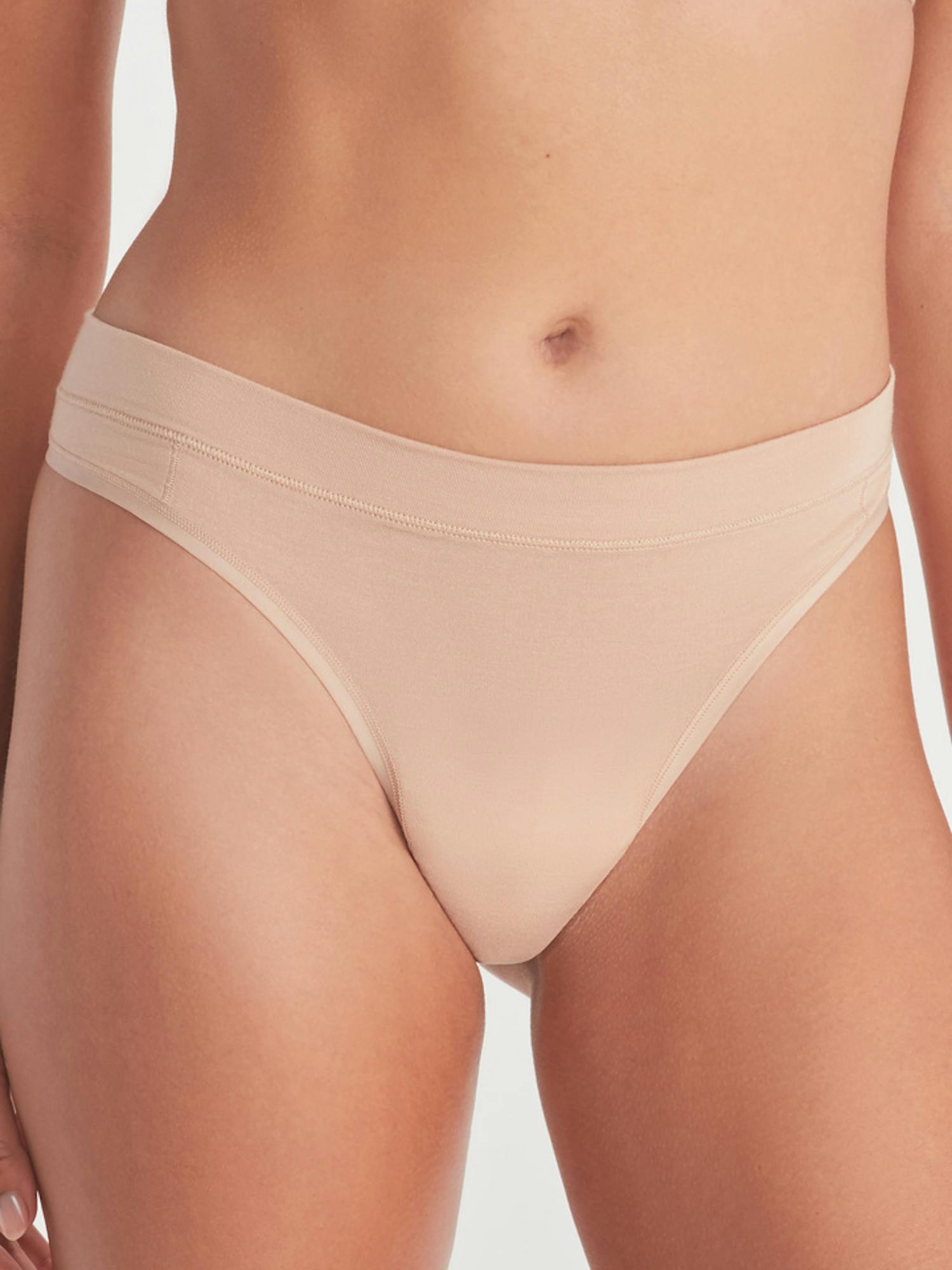 ExOfficio Women's Everyday Thong In Buff Size: Small