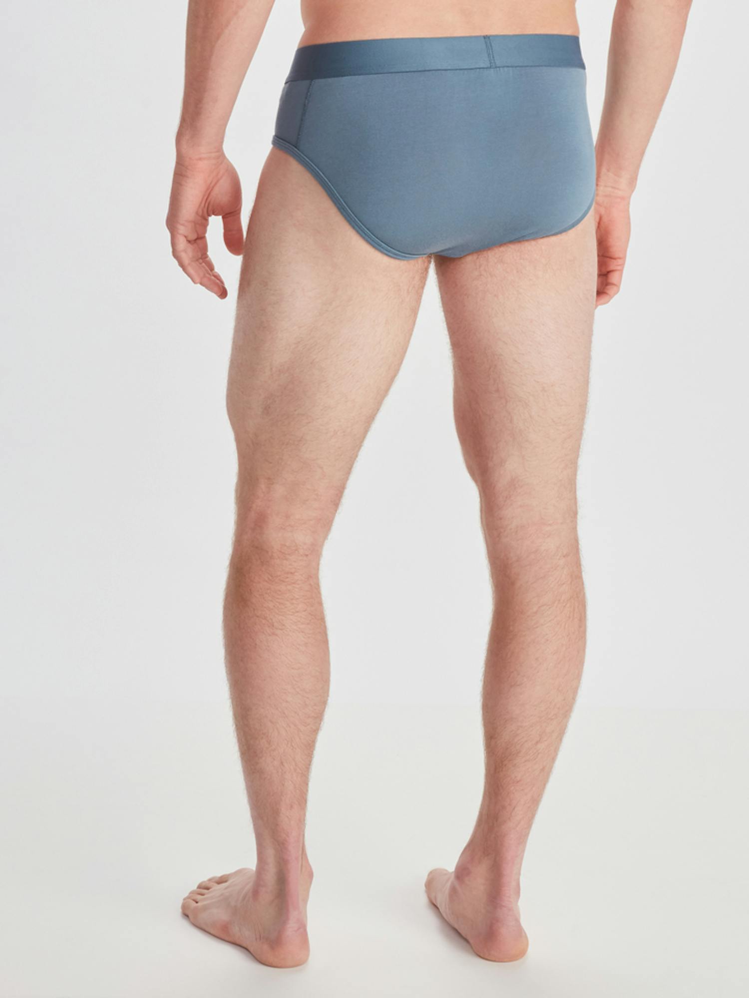 ExOfficio Men's Everyday Brief In Steel Blue. Size: Large