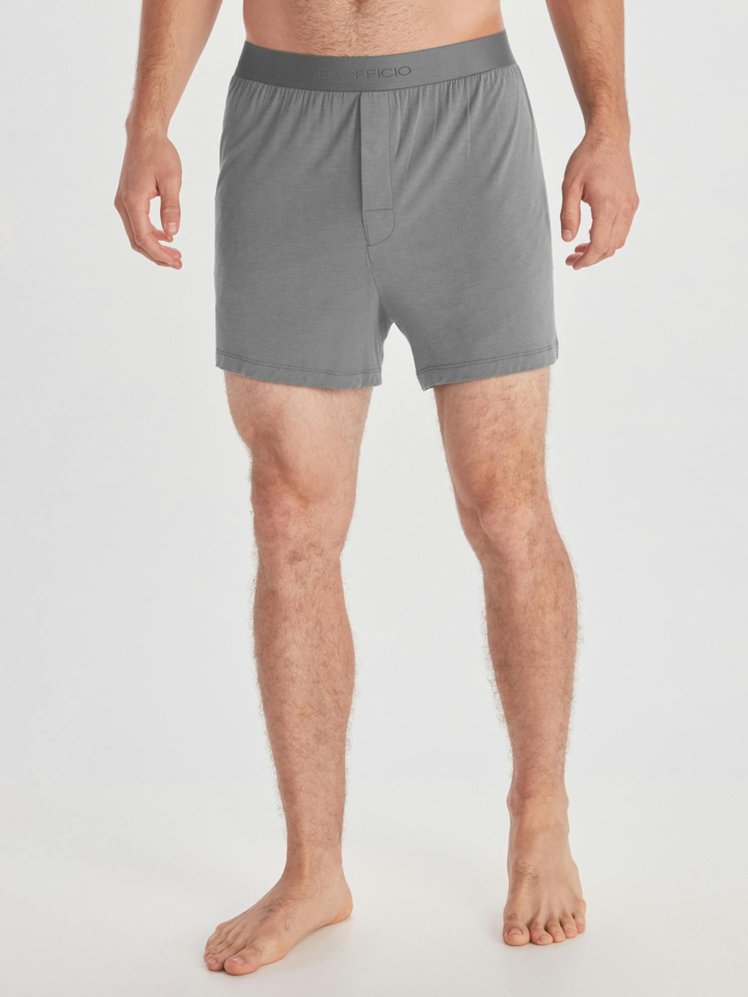 ExOfficio Men's Everyday Boxer In Grey Heather Size: Medium