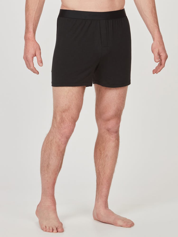 ExOfficio Men's Everyday Boxer Brief In Black. Size: Small