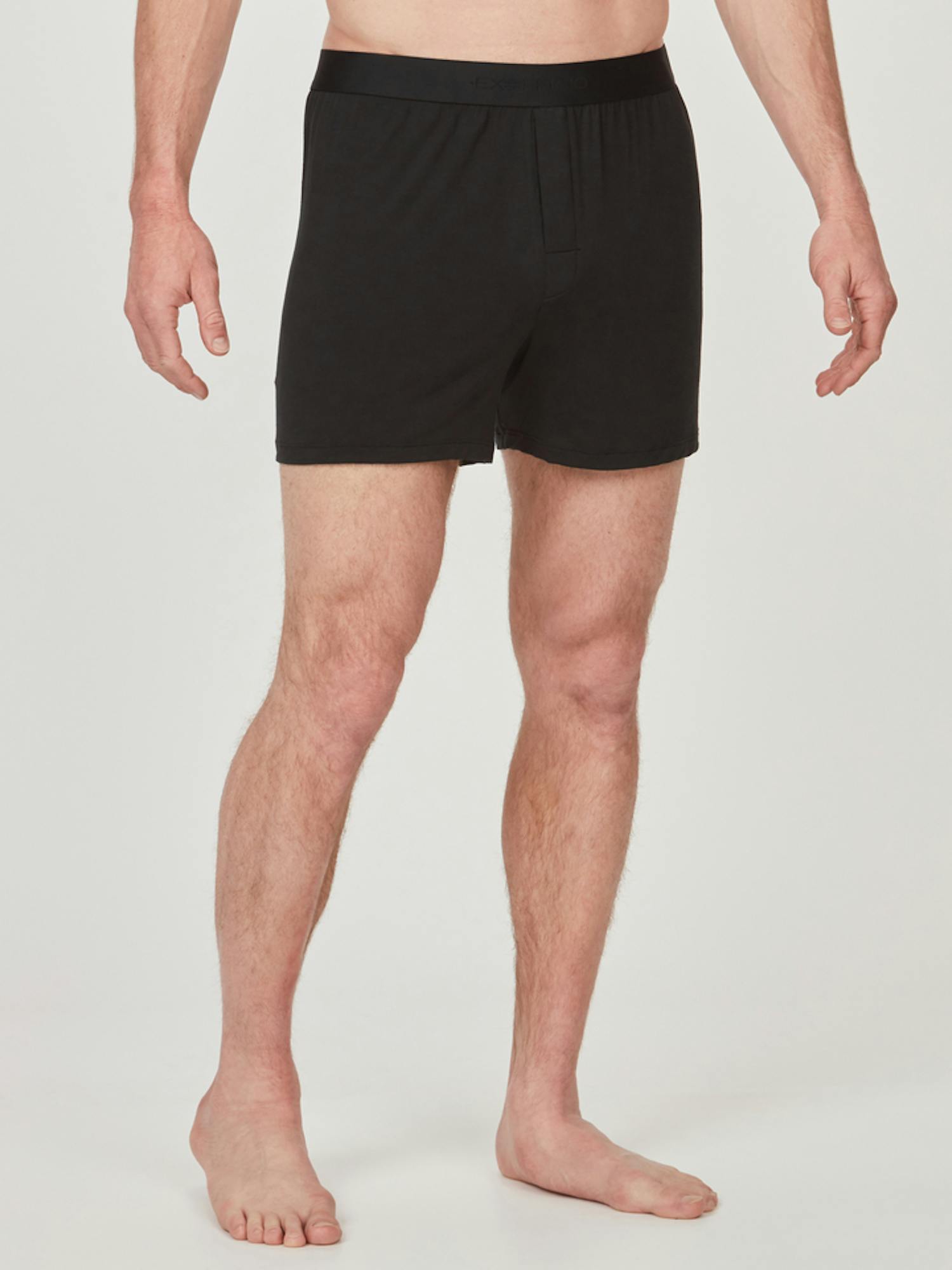 ExOfficio Men's Everyday Boxer Brief In Black. Size: Small