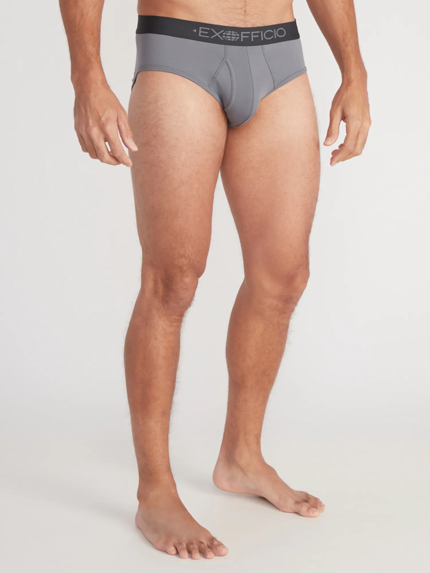 Marmot Men's Give-N-Go® 2.0 Sport Mesh Brief in Steel Onyx/Black
