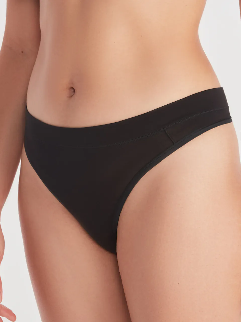 women's brief underwear on model