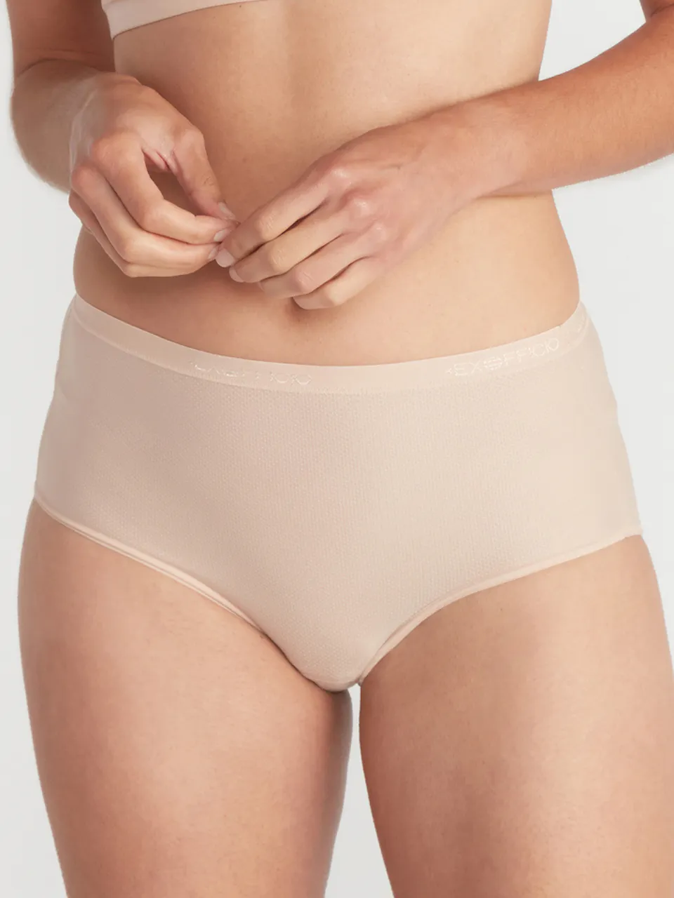 womens bottoms worn by model