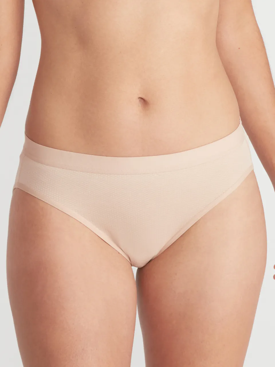 female model wearing underwear bottoms