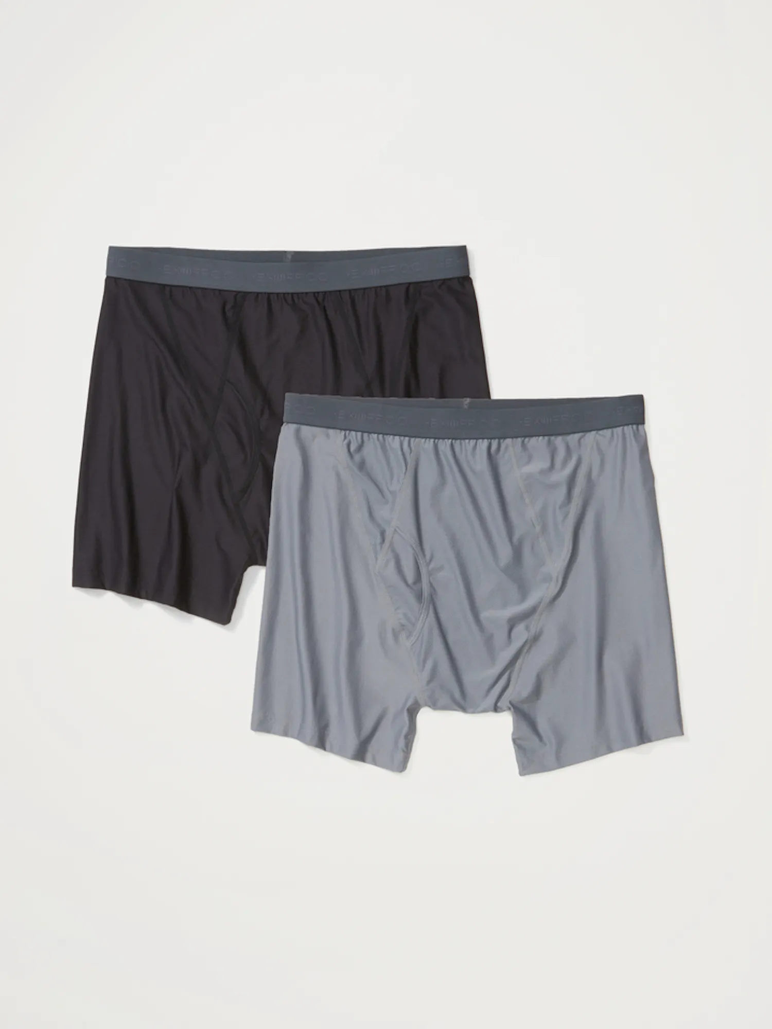 Marmot Men's Give-N-Go® 2.0 Boxer Brief 2-Pack in Black/Steel Onyx