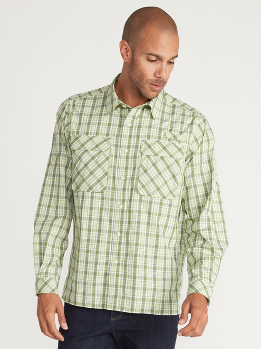 Men's Air Strip™ Check Plaid Long-Sleeve Shirt | ExOfficio