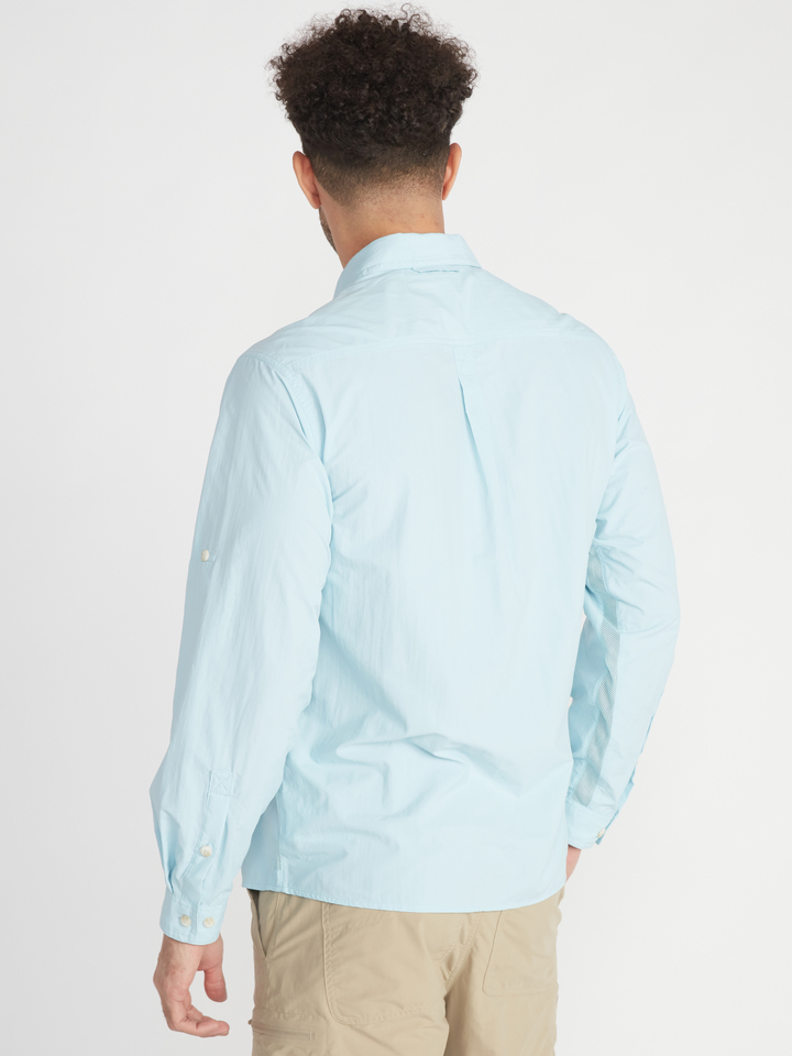 Chemise manches longues, 2 poches poitrine | Textile personnalisé | FOR'c PUB Couleur Bleu ciel Chemise manches longues, 2 poches poitrine | Textile personnalisé | FOR'c PUB Couleur Bleu ciel