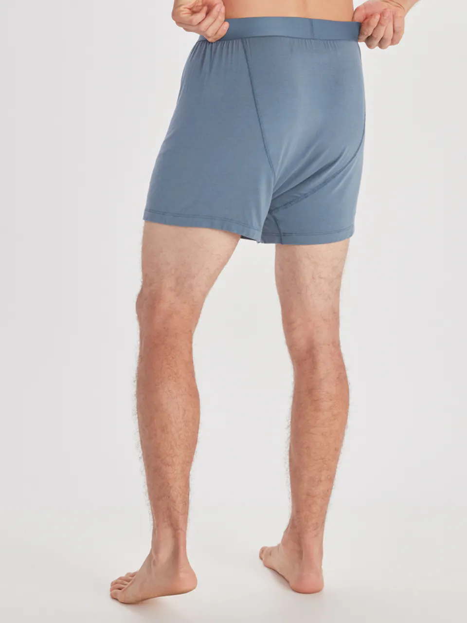 men's boxers on male model